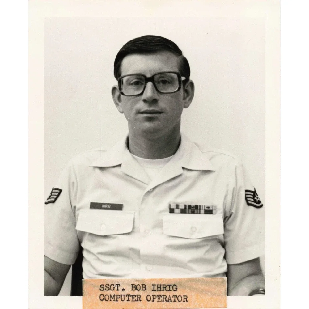 5 VTG 1970s US Air Force Personnel Photos Korea Data Automation Named Portraits - Picture 2 of 5